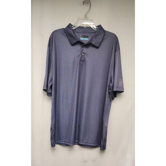 PGA Tour Polo Shirt Sleeve Shirt Pink/White Stripe XL - Picture 9 of 13